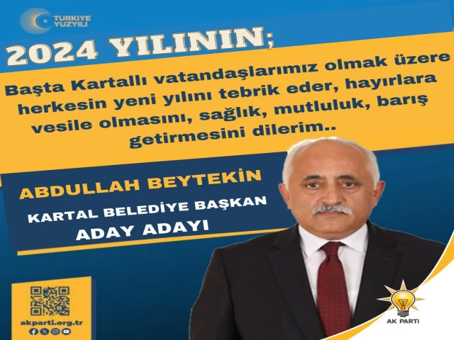 Kartal Belediye Başkan Aday Adayı Abdullah BAYTEKİN