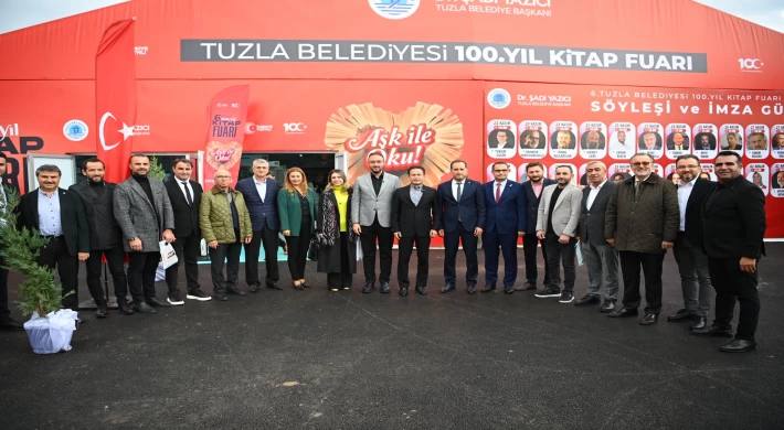 6’ncı Tuzla Belediyesi 100’üncü Yıl Kitap Fuarı kapılarını açtı