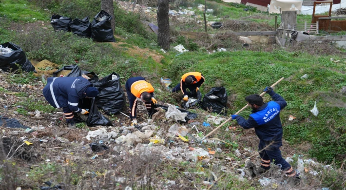 Aydos Ormanı’nda hummalı temizlik çalışması