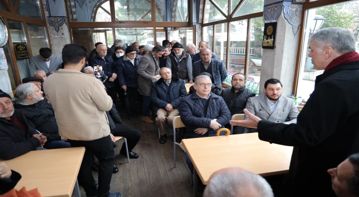 Kadem Başkan, 70 Evler Karacabey Camii cemaati ile buluştu