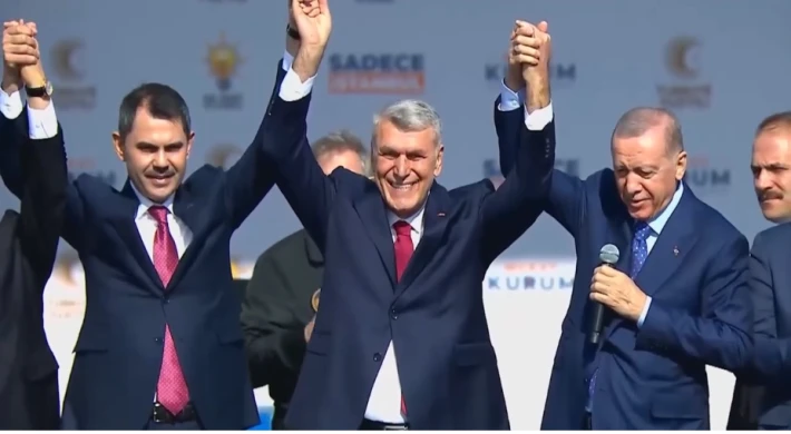 Kadem Başkan “Yeniden Büyük İstanbul” mitingine katıldı