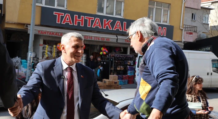 Kadem Başkan, Zümrütevler esnafını dinledi