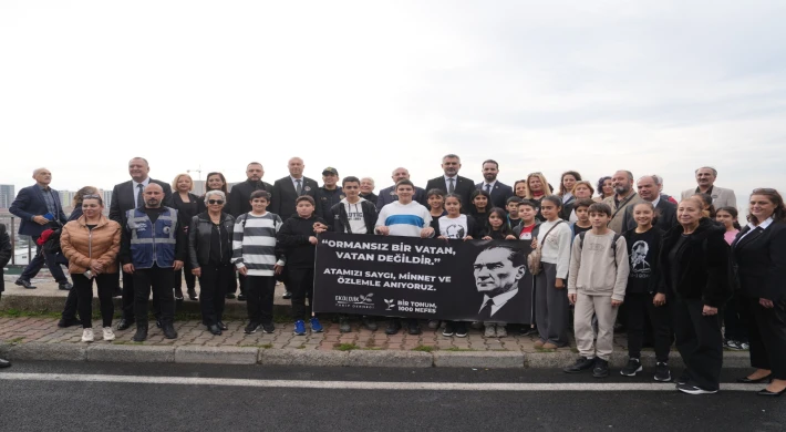 Kartal’da Atatürk Sevgisi Doğayla Buluştu