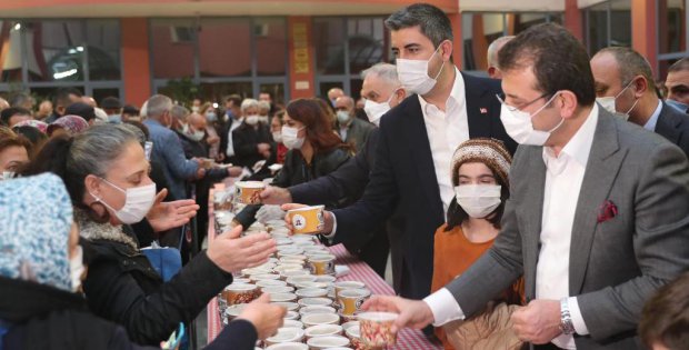 İBB Başkanı İmamoğlu ve Başkan Yüksel, Hızır Orucu’nu Kartal Cemevi’nde Açtı