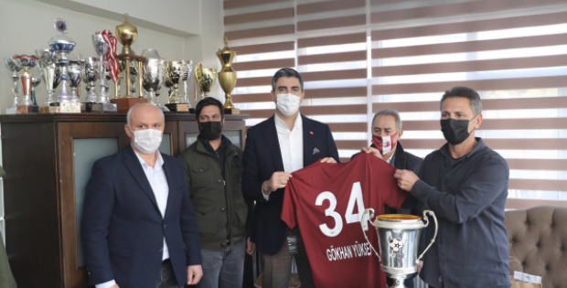  BAŞKAN GÖKHAN YÜKSEL'DEN KARTALSPOR TESİSLERİNİ ZİYARET. 