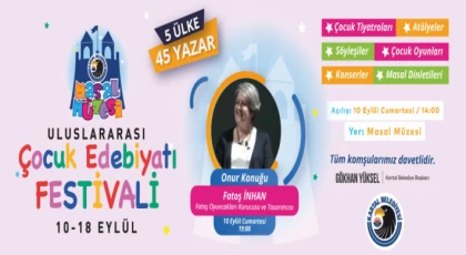 Uluslararası Çocuk Edebiyatı Festivali Kartal’da Başlıyor