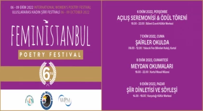 Kartal, 6. Uluslararası Kadın Şiiri Festivali FeminİSTANBUL’a ev sahipliği yapacak