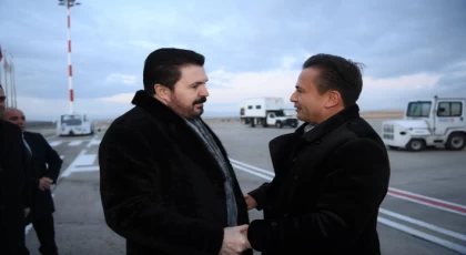 Tuzla Belediye Başkan'ı Şadi Yazıcı, Ağrı Belediye Başkan'ı Savcı Sayan ve Ağrı Valisi Osman Varol'u ziyaret etti