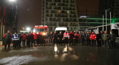 Arama Kurtarma Ekipleri, Deprem Çalışmalarına Katılmak Üzere Kartal’dan Yola Çıktı