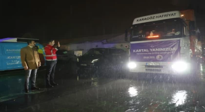 Kartal Belediyesi’nin Yardım Tırları, Deprem Bölgelerine Hareket Etti