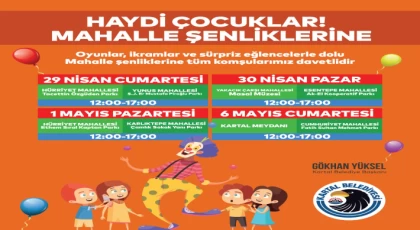 Kartallı Çocuklar Mahalle Şenliklerinde Buluşuyor