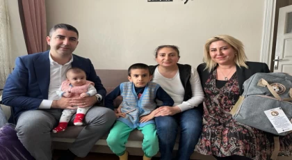 Başkan Yüksel’den Minik Kartallılara Hoş Geldin Bebek Ziyareti