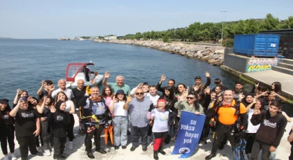 Kartal’da, Dalgıçlar Deniz Temizliği Yaptı Kartal Belediyesi’nden Çevreci Etkinlik, ‘Su Yoksa Hayat Yok’