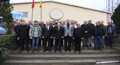 Başkan Yazıcı’dan Organize Deri Sanayi Motorlu Taşıyıcılar Kooperatifi ziyareti