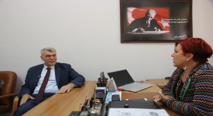 Cumhur İttifakı Ak Parti Maltepe Belediye Başkan Adayı Kadem Başkan, Maltepe Huzurevi Müdürü Asuman Çebi’yi ziyaret etti