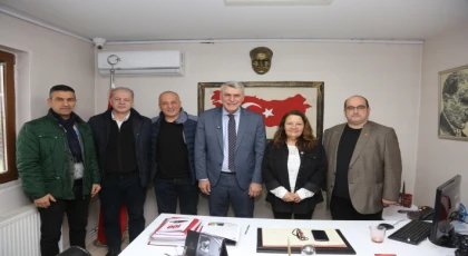 Kadem Başkan, Atalayçeşme Muhtarı Hanife Arzu Toker’i ziyaret etti