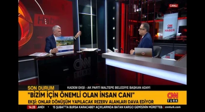 Kadem Başkan, CNN Türk canlı yayınında projelerin anlattı