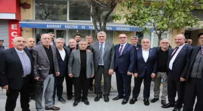 Kadem Başkan’dan Bayburt Kültür ve Yardımlaşma Derneği’ne ziyaret