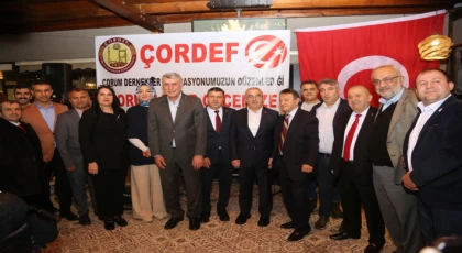 Kadem Ekşi Çorumlular Gecesi’ne konuk oldu