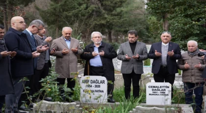 MERHUM BAŞKAN ARİF DAĞLAR VEFATININ 4. YILINDA KARTAL’DAKİ KABRİ BAŞINDA ANILDI