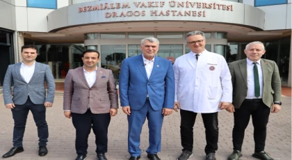 Kadem Başkan, Bezmialem Vakıf Üniversitesi Dragos Hastanesi’ni ziyaret etti