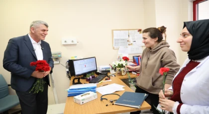 Kadem Başkan, Süreyyapaşa Göğüs Hastalıkları Hastanesi’ni ziyaret etti
