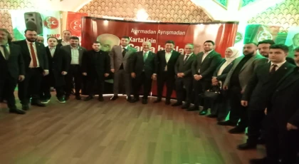 MHP Kartal İlçe Yönetimi, Cumhur İttifakı adayı Hüseyin Karakaya’ı misafir etti