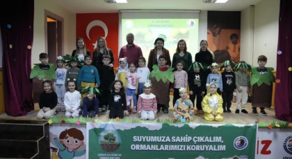 Kreşli Miniklerden ‘Dünya Su Günü ve Orman Haftası’ Etkinliği