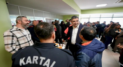KARTAL BELEDİYESİ ÇALIŞANLARI YENİ YILI BİRLİKTE KARŞILADI