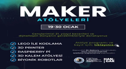 ‘Kartal Belediyesi Maker Atölyeleri’ Ara Tatilde Çocuk ve Gençlerle Buluşuyor