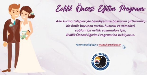 Kartal Belediyesi Yuva Kuracak Çiftler İçin ‘Evlilik Öncesi Eğitim Programı’nı Başlattı