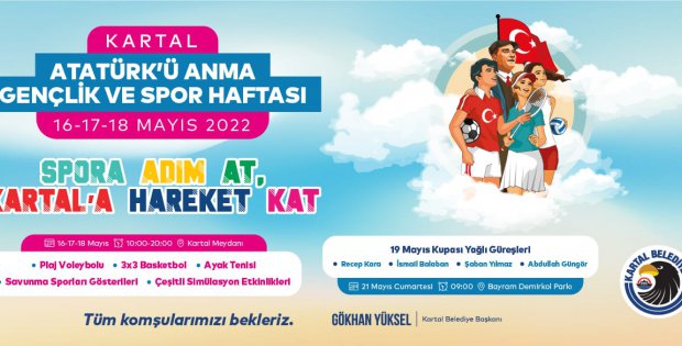 Kartal Belediyesi’nden 19 Mayıs ruhuna özgü kutlama