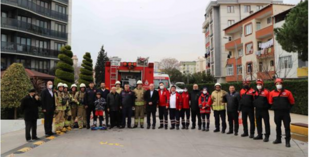 Kartal’da Yangın Anında Müdahale Tatbikatı Yapıldı 